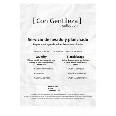 1000 Sacos Lavandaria Hotel CON GENTILEZA
